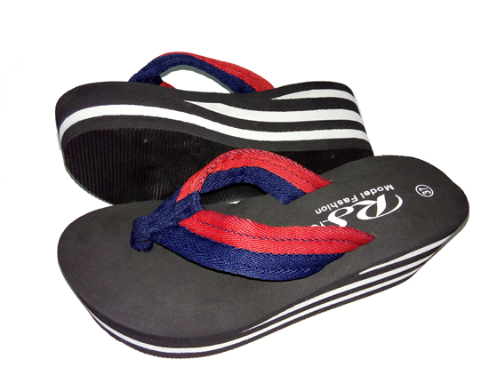 lady high heel  flip flops